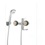 Смеситель для ванны Mixxus Premium PUSH Chr-009 латунный хромированный с кнопочным переключателем (MI1664)