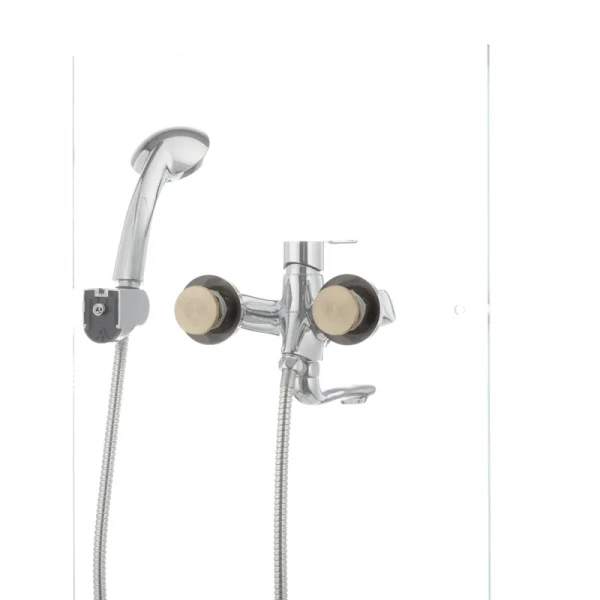 Смеситель для ванны Mixxus Premium PUSH Chr-009 латунный хромированный с кнопочным переключателем (MI1664)