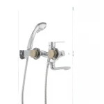 Смеситель для ванны Mixxus Premium PUSH Chr-009 латунный хромированный с кнопочным переключателем (MI1664)