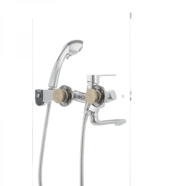 Смеситель для ванны Mixxus Premium PUSH Chr-009 латунный хромированный с кнопочным переключателем (MI1664)