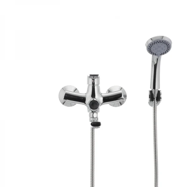Смеситель для ванны Mixxus Premium PUSH Chr-009 латунный хромированный с кнопочным переключателем (MI1664)