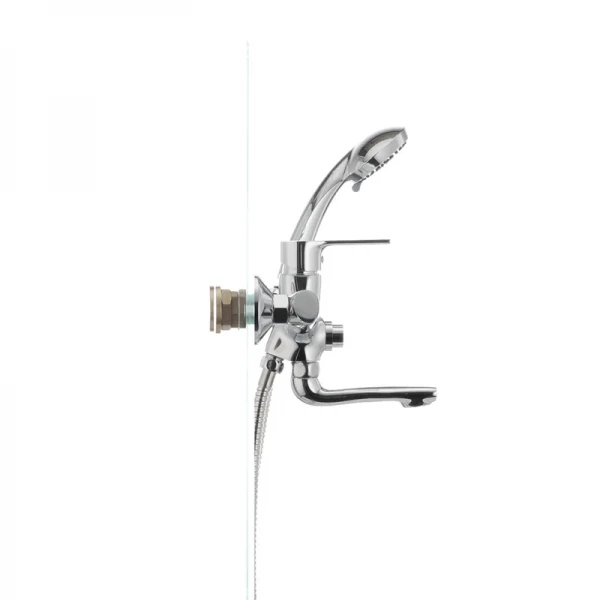 Смеситель для ванны Mixxus Premium PUSH Chr-009 латунный хромированный с кнопочным переключателем (MI1664)