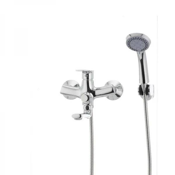 Смеситель для ванны Mixxus Premium PUSH Chr-009 латунный хромированный с кнопочным переключателем (MI1664)