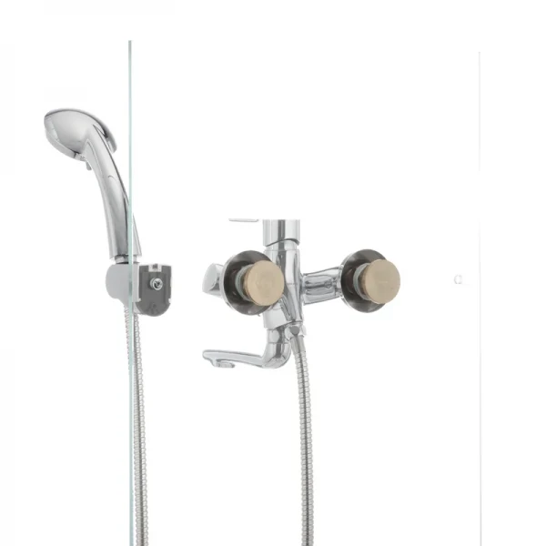 Смеситель для ванны Mixxus Premium PUSH Chr-009 латунный хромированный с кнопочным переключателем (MI1664)