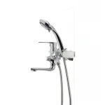 Смеситель для ванны Mixxus Premium PUSH Chr-009 латунный хромированный с кнопочным переключателем (MI1664)