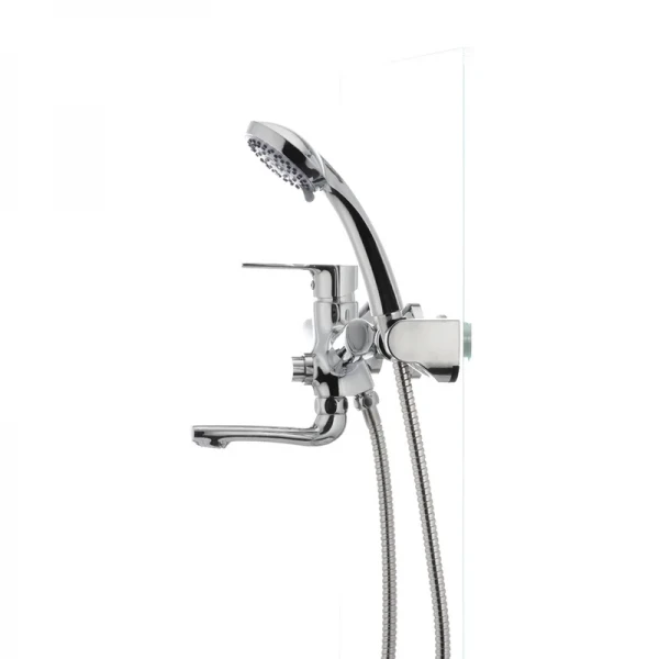 Смеситель для ванны Mixxus Premium PUSH Chr-009 латунный хромированный с кнопочным переключателем (MI1664)