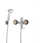 Смеситель для ванны Mixxus Premium PUSH Chr-009 латунный хромированный с кнопочным переключателем (MI1664)