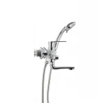 Смеситель для ванны Mixxus Premium PUSH Chr-009 латунный хромированный с кнопочным переключателем (MI1664)