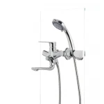 Смеситель для ванны Mixxus Premium PUSH Chr-009 латунный хромированный с кнопочным переключателем (MI1664)