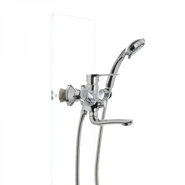 Смеситель для ванны Mixxus Premium PUSH Chr-009 (перекл. кнопкой) (MI1664)