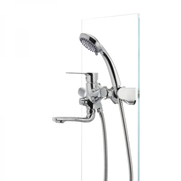 Смеситель для ванны Mixxus Premium PUSH Chr-009 (перекл. кнопкой) (MI1664)