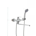 Змішувач для ванни Mixxus Premium PUSH Chr-006 латунний з кнопковим перемикачем (MI1665)