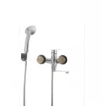 Змішувач для ванни Mixxus Premium PUSH Chr-006 латунний з кнопковим перемикачем (MI1665)