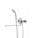 Змішувач для ванни Mixxus Premium PUSH Chr-006 латунний з кнопковим перемикачем (MI1665)