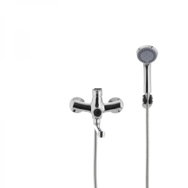 Змішувач для ванни Mixxus Premium PUSH Chr-006 латунний з кнопковим перемикачем (MI1665)