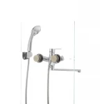 Змішувач для ванни Mixxus Premium PUSH Chr-006 латунний з кнопковим перемикачем (MI1665)