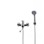 Змішувач для ванни Mixxus Premium PUSH Chr-006 латунний з кнопковим перемикачем (MI1665)