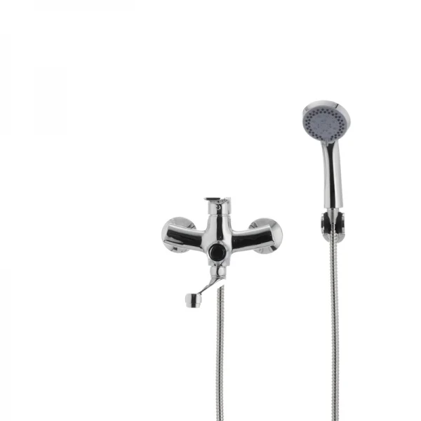 Змішувач для ванни Mixxus Premium PUSH Chr-006 латунний з кнопковим перемикачем (MI1665)