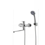 Змішувач для ванни Mixxus Premium PUSH Chr-006 латунний з кнопковим перемикачем (MI1665)