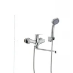 Змішувач для ванни Mixxus Premium PUSH Chr-006 латунний з кнопковим перемикачем (MI1665)