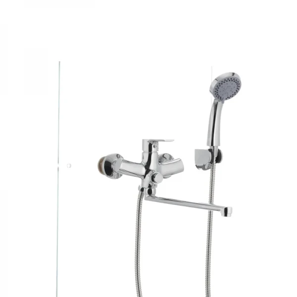 Змішувач для ванни Mixxus Premium PUSH Chr-006 латунний з кнопковим перемикачем (MI1665)