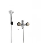 Змішувач для ванни Mixxus Premium PUSH Chr-006 латунний з кнопковим перемикачем (MI1665)