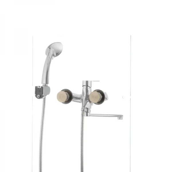 Змішувач для ванни Mixxus Premium PUSH Chr-006 латунний з кнопковим перемикачем (MI1665)