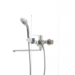 Змішувач для ванни Mixxus Premium PUSH Chr-006 латунний з кнопковим перемикачем (MI1665)