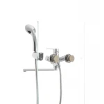 Змішувач для ванни Mixxus Premium PUSH Chr-006 латунний з кнопковим перемикачем (MI1665)