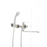 Змішувач для ванни Mixxus Premium PUSH Chr-006 латунний з кнопковим перемикачем (MI1665)