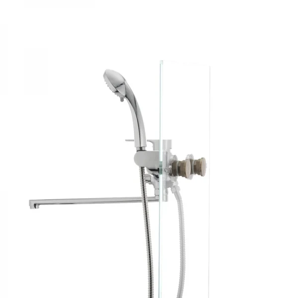 Змішувач для ванни Mixxus Premium PUSH Chr-006 латунний з кнопковим перемикачем (MI1665)