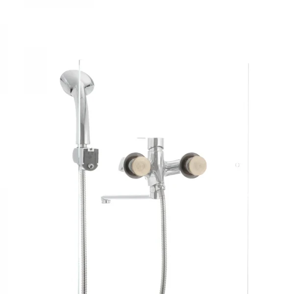 Змішувач для ванни Mixxus Premium PUSH Chr-006 латунний з кнопковим перемикачем (MI1665)