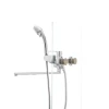 Смеситель для ванны Mixxus Premium PUSH Chr-006 (перекл. кнопкой) (MI1665)
