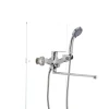 Смеситель для ванны Mixxus Premium PUSH Chr-006 (перекл. кнопкой) (MI1665)