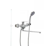 Смеситель для ванны Mixxus Premium PUSH Chr-006 (перекл. кнопкой) (MI1665)