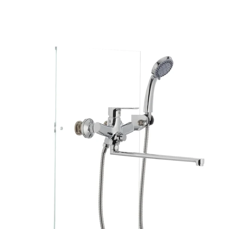 Смеситель для ванны Mixxus Premium PUSH Chr-006 (перекл. кнопкой) (MI1665)