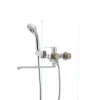 Смеситель для ванны Mixxus Premium PUSH Chr-006 (перекл. кнопкой) (MI1665)