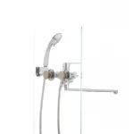 Смеситель для ванны Mixxus Premium PUSH Chr-006 (перекл. кнопкой) (MI1665)