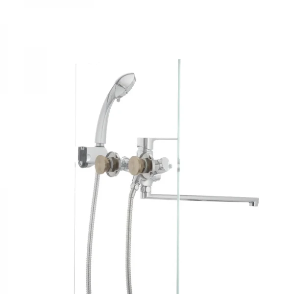 Смеситель для ванны Mixxus Premium PUSH Chr-006 (перекл. кнопкой) (MI1665)