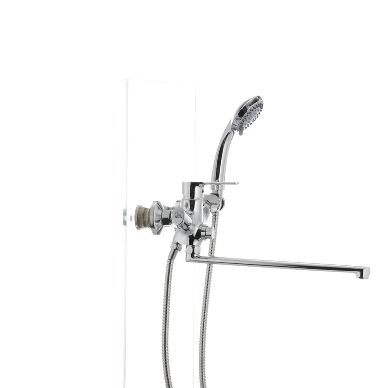 Смеситель для ванны Mixxus Premium PUSH Chr-006 (перекл. кнопкой) (MI1665)