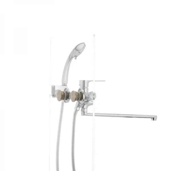 Смеситель для ванны Mixxus Premium PUSH Chr-006 (перекл. кнопкой) (MI1665)