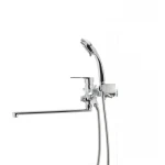 Смеситель для ванны Mixxus Premium PUSH Chr-006 (перекл. кнопкой) (MI1665)