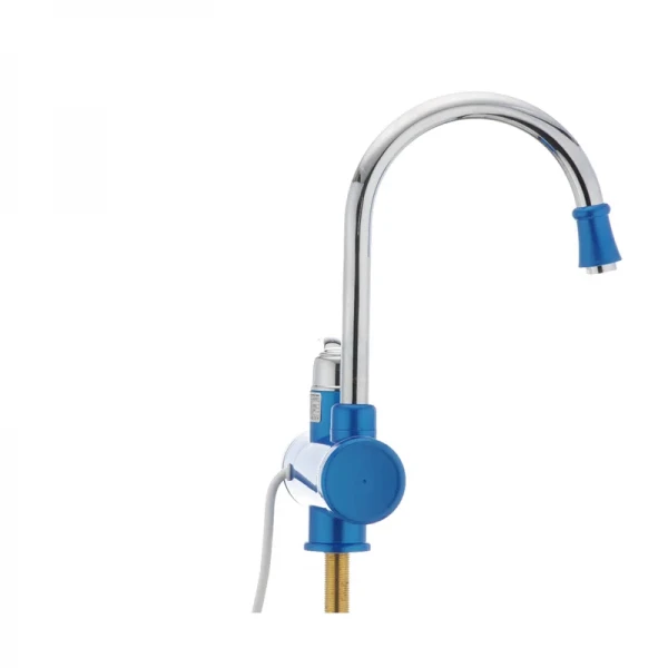 Водонагрівач 3 kW проточний, з індикатором температури, RESET, на мийку MIXXUS Electra 240-E BLUE (колір блакитний) (MI2747)
