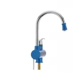 Водонагрівач 3 kW проточний, з індикатором температури, RESET, на мийку MIXXUS Electra 240-E BLUE (колір блакитний) (MI2747)