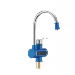 Водонагрівач 3 kW проточний, з індикатором температури, RESET, на мийку MIXXUS Electra 240-E BLUE (колір блакитний) (MI2747)