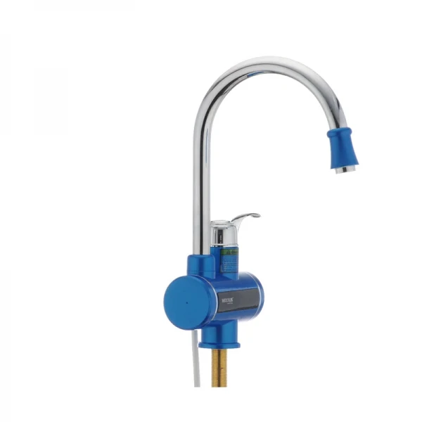 Водонагрівач 3 kW проточний, з індикатором температури, RESET, на мийку MIXXUS Electra 240-E BLUE (колір блакитний) (MI2747)