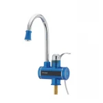 Водонагрівач 3 kW проточний, з індикатором температури, RESET, на мийку MIXXUS Electra 240-E BLUE (колір блакитний) (MI2747)