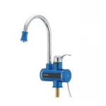 Водонагрівач 3 kW проточний, з індикатором температури, RESET, на мийку MIXXUS Electra 240-E BLUE (колір блакитний) (MI2747)