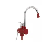 Водонагрівач 3 kW проточний, з індикатором температури, RESET, на мийку MIXXUS Electra 240-E RED (колір червоний) (MI2748)