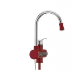 Водонагрівач 3 kW проточний, з індикатором температури, RESET, на мийку MIXXUS Electra 240-E RED (колір червоний) (MI2748)